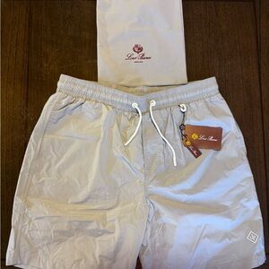 Loro Piana Light Gray Swim Trunks